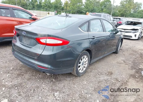 2016 Ford Fusion S from USA, damaged, VIN 3FA6P0G75GR192038